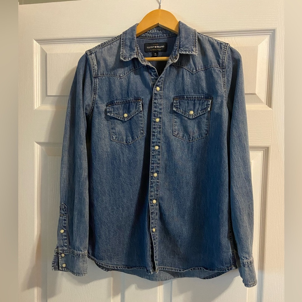 Lucky Brand Denim Button-up Shirt, Medium